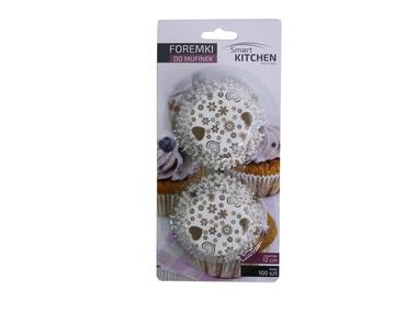 Zdjęcie: Formy do muffin 12 cm - 100 szt. brązowe SMART KITCHEN BAKING