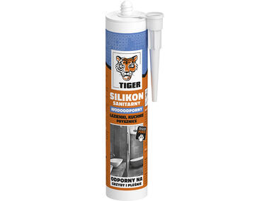 Zdjęcie: Silikon sanitarny biały 260 ml TIGER