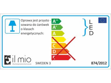 Zdjęcie: Lampa wisząca Sweden 3xE27 czarny IL MIO