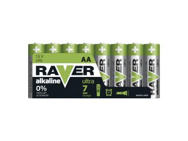 Zdjęcie: Bateria alkaliczna Raver Ultra Alkaline AA (LR6) folia 8 EMOS