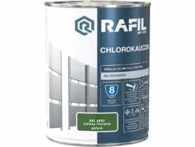 Emalia chlorokauczukowa zielony liściasty RAL6002 0,9 L RAFIL