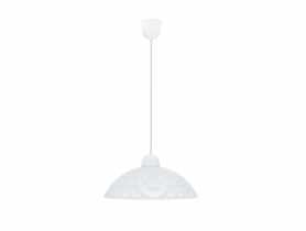 Lampa wisząca 1x60W E27 klosz biały z wzorem Bronte CANDELLUX