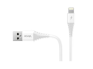 Zdjęcie: Kabel USB Lightning 1 m biały VA0057 VAYOX