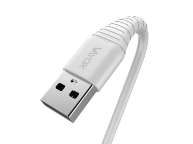 Zdjęcie: Kabel USB Lightning 1 m biały VA0057 VAYOX