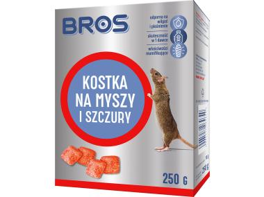 Zdjęcie: Kostka na myszy i szczury 250 g BROS