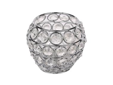 Zdjęcie: Świecznik z kryształkami Kula 8,5 cm ALTOMDESIGN