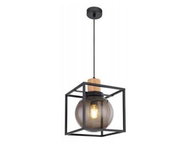 Zdjęcie: Lampa wisząca czarna metalowa dymiona Retro 2 CANDELLUX