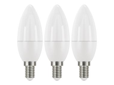 Zdjęcie: Żarówka LED Classic świeczka, E14, 5 W (40 W), 470 lm, neutralna biel 3PK EMOS