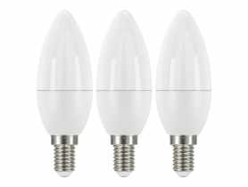 Żarówka LED Classic świeczka, E14, 5 W (40 W), 470 lm, neutralna biel 3PK EMOS