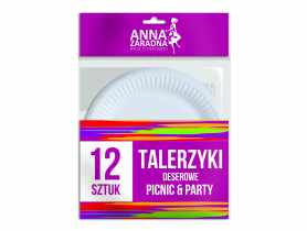 Talerzyki deserowe 12 szt. ANNA ZARADNA