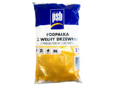 Zdjęcie: Podpałka z wełny drzewnej 1 kg folia PSB