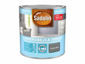 Lakierobejca do drewna Dekor 2,5 L ciemny szary SADOLIN