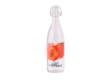 Zdjęcie: Butelka zdobiona 1 L peach SMART KITCHEN GLASS