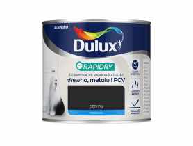 Farba do drewna, metalu, PCV Rapidry  czarny matt 0,4 L DULUX