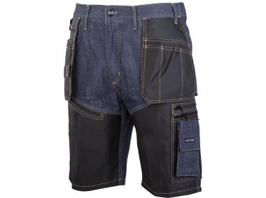 Zdjęcie: Spodenki krótkie jeans. niebieskie ze wzmocnieniami, "3xl", CE, LAHTI PRO