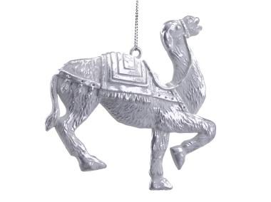 Zdjęcie: Artykuły dekoracyjne świąteczne Camel 1-2 10 cm -6 szt. biało-srebrny 09529 EUROFIRANY