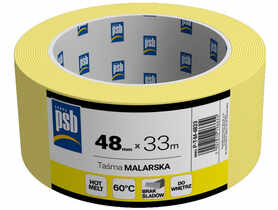 Taśma malarska żółta PSB 48 mm x 33 m SILA