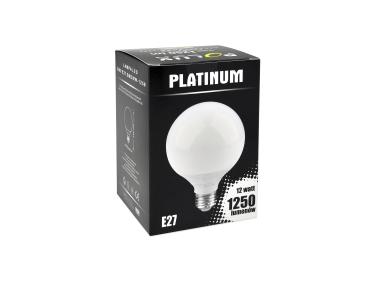 Zdjęcie: Żarówka LED G95 E27 SMDWW 12W 1250 lm pc+aluminium POLUX