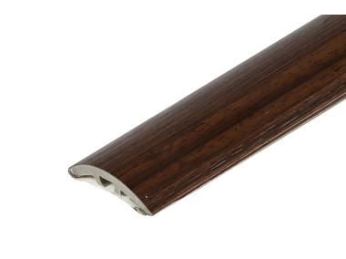 Zdjęcie: Kształtownik PVC wcisk wąski 30 mm 2w1 L= 1,80 m Teak okleina mat CEZAR