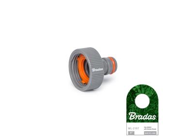 Zdjęcie: Przyłącze na kran GW 3/4" z filtrem White Line BRADAS