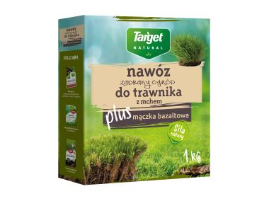 Zdjęcie: Nawóz z mączką bazaltową do trawników z mchem zadbany ogród 1 kg TARGET