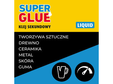 Zdjęcie: Klej sekundowy Super Glue liquid 3 g Soudal