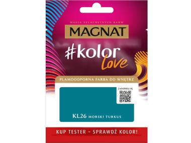 Zdjęcie: Tester farby #kolorLove morski turkus 25 ml MAGNAT