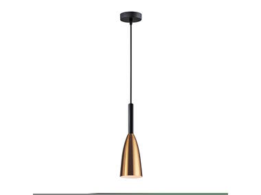 Zdjęcie: Lampa wisząca Solin 1 złota LIGHT PRESTIGE