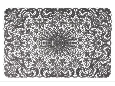 Zdjęcie: Podkładka stołowa Lace 30x45 cm szary UNIGLOB