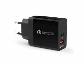 Ładowarka sieciowa PD (USB-C) + USB QuickCharge 3.0 36W VA0035 VAYOX