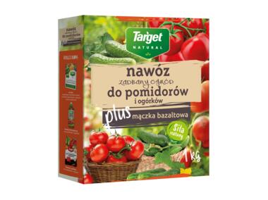 Zdjęcie: Nawóz do pomidorów i ogórków z mączką bazaltową Zadbany ogród 1 kg TARGET