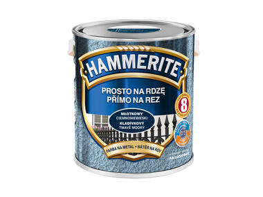 Zdjęcie: Farba do metalu 2,5 L młotkowy ciemnoniebieski HAMMERITE