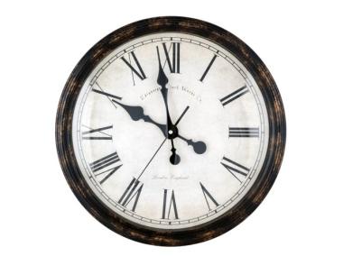 Zdjęcie: Zegar ścienny 40 cm rustykalny FLORINA