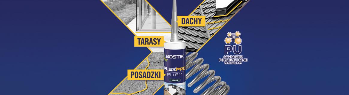 Bostik FLEXPRO PU 811 – elastyczne uszczelnienie dachu, elewacji i posadzki 