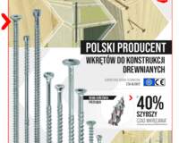 Polski producent wkrętów do konstrukcji drewnianych