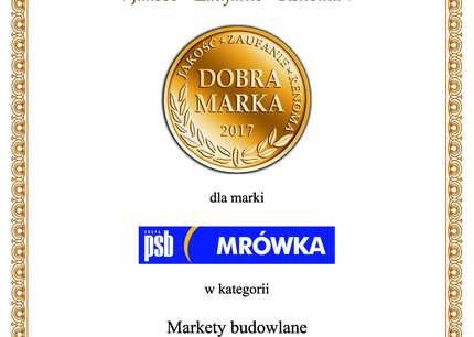 Mrówka Dobrą Marką 2017