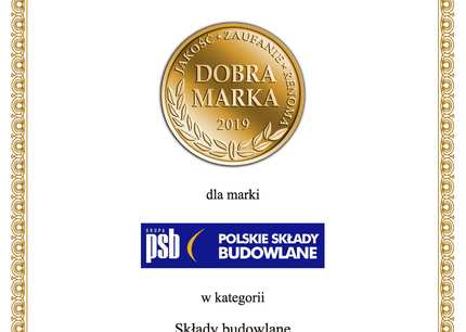 3 razy DOBRA MARKA 2019 dla PSB