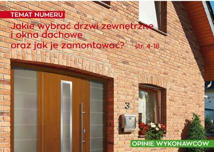 Montaż drzwi zewnętrznych, okien dachowych w Głosie PSB nr4/2018