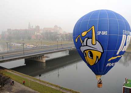 Balon PSB-Mrówka pod Wawelem